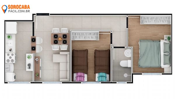 Apartamento em , Sorocaba - Apartamento Residencial Star - Foto 8